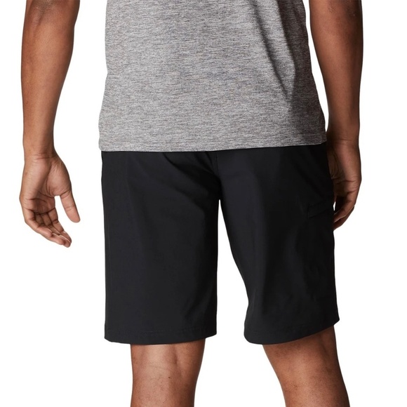 Columbia Men's Tech Shorts, Stretch Fabric, 10 Inch Inseam, Waist 34, Black, NWT - Picture 3 of 16